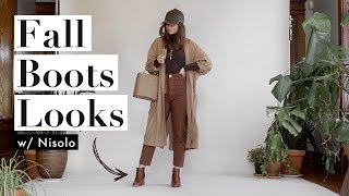 How I Style Fall Boots Outfit Ideas X Nisolo  Dearly Bethany [upl. by Bruns740]