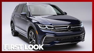 2022 Volkswagen Tiguan FIRST LOOK What’s new [upl. by Mikael343]