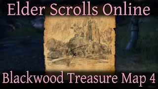 Blackwood Treasure Map 4 Elder Scrolls Online ESO [upl. by Salsbury]