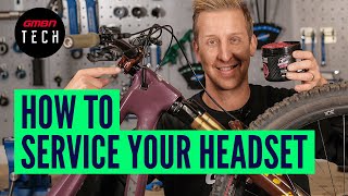 How To Service A Mountain Bike Headset  MTB Maintenance [upl. by Selmner979]