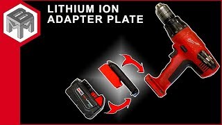 HOW TO make an 18v NiCad to 18 volt lithium ion battery adapter for Milwaukee tools [upl. by Reisinger889]