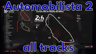 Automobilista 2 all tracks December 2023 AMS 2 track list [upl. by Leavelle]