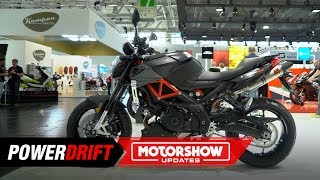 2019 Aprilia Shiver 900 amp Dorsoduro 900  Italian Vtwins  Intermot 2018  PowerDrift [upl. by Garrick652]