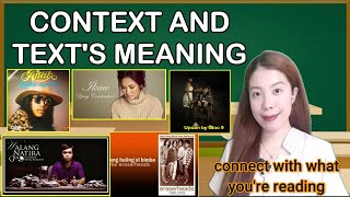 Going Beyond the Text Context and Texts Meaning [upl. by Aikemet163]