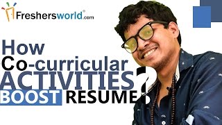 How Cocurricular Activities boost your resume II Resume Building [upl. by Leiand]