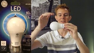 Review GE 60Watt Equivalent Soft White LED Light Bulb [upl. by Shargel]