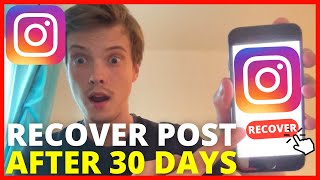 How To Recover Deleted Instagram Post After 30 Days [upl. by Donaugh465]