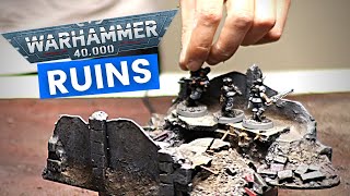 The ESSENTIAL guide to build WH40k Ruins scatter terrain [upl. by Eads]