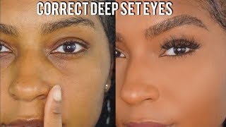 How to Conceal Deep Set Eyes Easy amp Beginner Friendly  iamLindaElaine [upl. by Nikral]