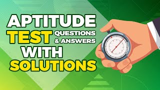 How to Pass Aptitude Test Questions with Answers and Solutions [upl. by Eiramaneet]