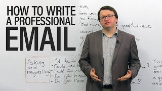 How to write professional emails in English [upl. by Tierell]