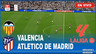 Valencia vs Atletico de Madrid ● La Liga 202425 ● Pes 2021 [upl. by Rehpinnej]