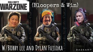 1st WARZONE video wBobby Lee and Dylan FujiokaBloopers amp a Win [upl. by Aneeles]