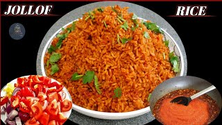 How To Cook JOLLOF Rice  Easy Jollof Rice Recipe [upl. by Mcadams]