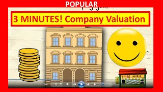 🔴 3 Minutes How to Value a Company for Company Valuation and How to Value a Business [upl. by Trimble858]