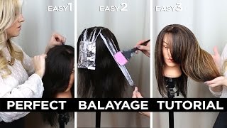 DIY Step by Step Perfect At Home Balayage Tutorial [upl. by Yearwood]