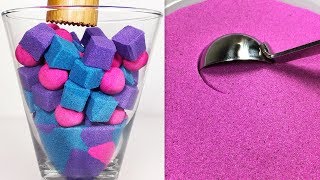 Very Satisfying and Relaxing Compilation 148 Kinetic Sand ASMR [upl. by Akehsar]