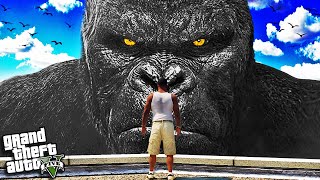 FRANKLIN becomes KING KONG in GTA 5 Mods [upl. by Candi605]