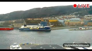 Live Webcam Bergen  Norway [upl. by Athenian]