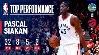 Pascal Siakam Catches Fire  NBA Finals Game 1 [upl. by Odrarej775]