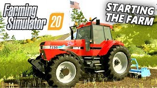 Lets Play Farming Simulator 20  Farming [upl. by Bunns]