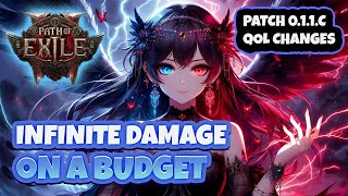 PoE 2 One Shot Bosses  Budget Blood Mage Arc Build Update  Patch 011c Update [upl. by Nekial]