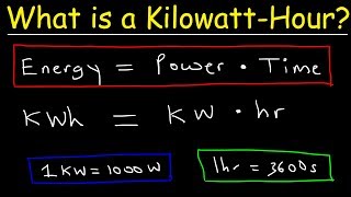 What is a Kilowatt hour [upl. by Giraldo208]