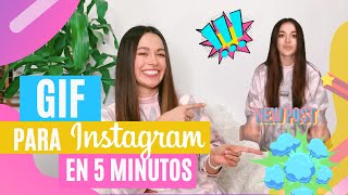 Como crear Gif para instagram en 5 minutos 2020 [upl. by Mal90]