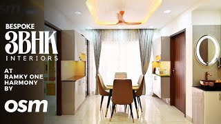 Bespoke 3BHK Interiors at Ramky One Harmony Hyderabad  Designed by Osm Interiors [upl. by Akiraa]