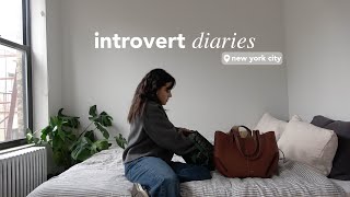 how I enjoy doing things alone  introvert diaries in nyc [upl. by Lazes]