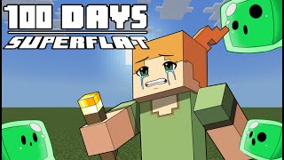 100 Days  Minecraft Superflat [upl. by Helban376]