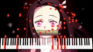 Demon Slayer Kimetsu no Yaiba Full OP  Gurenge【Piano】 [upl. by Noled]