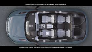 Meridian™ Sound System  Range Rover Evoque  Land Rover USA [upl. by Sherourd496]