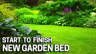 How to Create a Garden Bed START to FINISH from Grass [upl. by Jeniece]