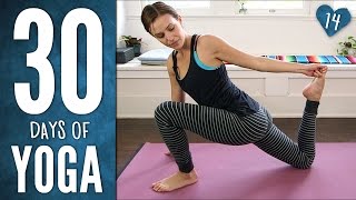 Day 14  Mindful Hatha Yoga Workout  30 Days of Yoga [upl. by Rexana743]