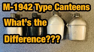 US military M 1942 canteens what is the difference My review World War Two [upl. by Odeen]