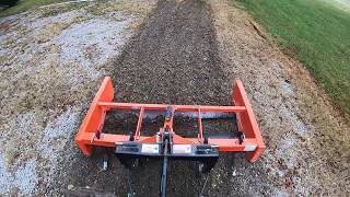 Grading a Driveway amp Adding New Gravel [upl. by Eillac535]