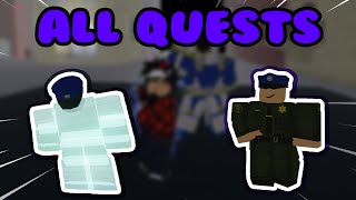 All YBA quests 2021  Your Bizarre Adventure  Roblox [upl. by Anisamot]