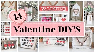 TOP 14 HIGH END Valentine DIYS  Easy Valentines Day Crafts [upl. by Acassej911]