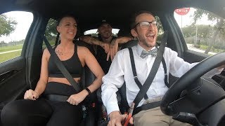 Nerdy Uber driver RAP BATTLES Rider [upl. by Suzy472]