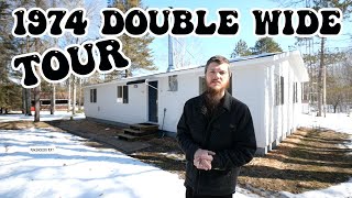 Renovated 1970s Double Wide Mobile Home House Tour [upl. by Pearl392]