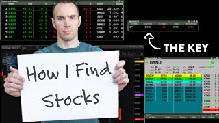 How I Find Stocks to Trade Day Trader Strategy [upl. by Assirual]