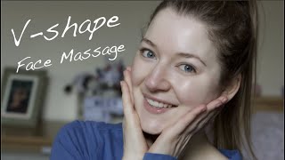 Get Vshape Face in 2 Months  Face Massage Tutorial amp Challenge [upl. by Aiekam]