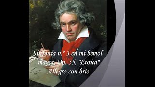 · Beethoven · Sinfonía nº 3 quotHeroicaquot Primer Movimiento  Allegro con brio · [upl. by Oiratno406]