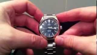 Omega Seamaster battery change [upl. by Cummine]