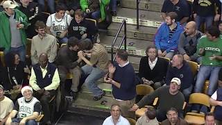 Boston Celtics fan Jeremy Fry dances to Bon Jovis quotLivin on a Prayerquot [upl. by Schweitzer124]