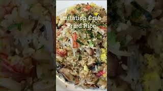 Easy Imitation Crab Fried Rice Recipe [upl. by Ricard]