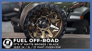 20182021 Jeep JL amp Jeep Gladiator  Fuel OffRoad Cover Matte Bronze Wheel [upl. by Ordnasela]