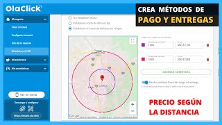 📲 Formas de Entregas  Domicilio o Delivery 3 Tutorial Ola Click  Crea una App para tu negocio [upl. by Zebada]