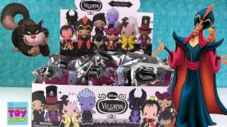 Disney Villains Blind Bag Figural Keyrings Full Set Unboxing Opening  PSToyReviews [upl. by Anade]